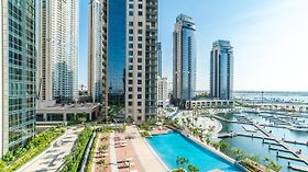 Lux Bnb Dubai Creek Residences Harbour Views Дубай